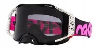 Oakley AIRBRAKE MX Black Splatter Dark Grey