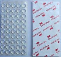 Odbojniki Silikonowe Meblowe Amortyzatorki 10x5mm Silikonki Odbojnik 50szt