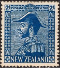 New Zealand KGV 2 Sh.czysty *