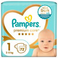 Подгузники Pampers Premium Care размер 1 72 шт.