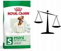 На весах Royal Canin Mini Adult 4kg маленькие породы