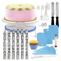 ZESTAW CUKIERNICZY DEKORATORSKI DLA CUKIERNIKÓW DO DEKORACJI TORTÓW I CIAST