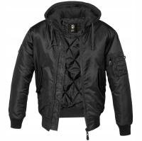 Kurtka Brandit MA1 Sweat Hooded Jacket - Black 3XL