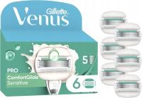 WKŁADY DO MASZYNKI GILLETTE VENUS PRO COMFORTGLIDE SENSITIVE 6 SZTUK