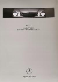 Mercedes-Benz Klasa E Katalog Prospekt rozkładany PL