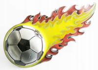 Piłka nożna sport klamra kolor zapinka do paska