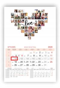 FOTO KALENDARZ JEDNODZIELNY 2026 – ZAPROJEKTUJ SAM SWÓJ WYJĄTKOWY KALENDARZ