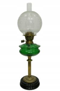 АНТИЧНАЯ ВИКТОРИАНСКАЯ КЕРОСИНОВАЯ ЛАМПА