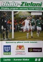 Program Lechia Gdańsk - Korona Kielce 30.10.2010