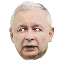 политическая бумажная маска PIS Ярослав Качиньский