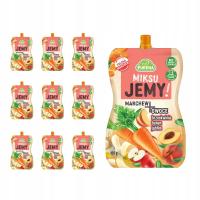 Przekąska mus bez cukru MARCHEW + brzoskwinia-banan PURENA 180g x10sztuk