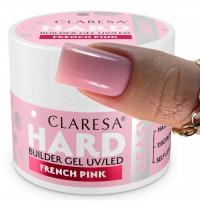 Claresa HARD&EASY Żel budujący różowy twardy French Pink 12g