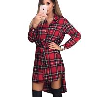 D-look sukienka na co dzień koszulowa midi