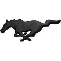 Czarny Mustang Emblemat znaczek Naklejki na karoserię do Ford 20*7.5cm