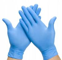 МАСТЕР НИТРИЛОВЫЕ ПЕРЧАТКИ БЕЗ ПУДРЫ M СРЕДНИЙ 100 ШТ