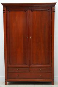 STYLOWA SZAFA WIŚNIOWA LITA h196x130x49cm