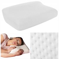 Poduszka ortopedyczna do spania na boku i plecach profilowana pianka memory
