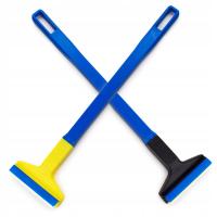 2x Murska 580l скребок для окон с длинной ручкой латунное лезвие для подарка