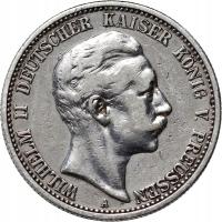 Niemcy, Prusy, Wilhelm II, 2 marki 1902 A. #TA#