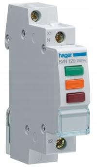 Сигнальная лампа 3 цвета Hager SVN129