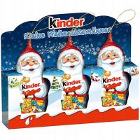 Kinder Little Santa 3x15g - рождественские фигурки из молочного шоколада -