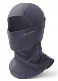 Kominiarka ciepła pod kask ROCKBROS na twarz usta 13427345008 LF7345 GREY