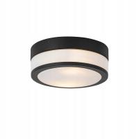 Klasyczna lampa sufitowa zewnętrzna czarna 23 cm IP44 - Flavi