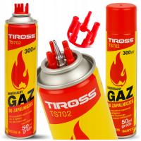 Сжиженный газ для зажигалок универсальный 300 мл 50 мл 5 наконечников 300 мл