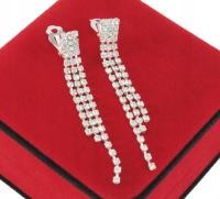 СЕРЕБРЯНЫЕ ЗАЖИМЫ ГАДЮКИ ЭЛЕГАНТНЫЕ СТЕКЛЯННЫЕ СТРАЗЫ