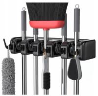 WIESZAK ŚCIENNY UCHWYT NA NARZĘDZIA MOP ŁOPATA GRABIE MIOTŁY MOCOWANIE