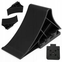 Zestaw 2 sztuk - klin pod koła do przyczepki 1600 kg - kliny z uchwytem