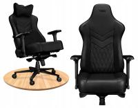 Эргономичное офисное вращающееся кресло YUMISU 2053 магнитная кожа черный