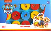 Stemple Stempelki Psi Patrol Paw CHASE 15 sztuk kolorowe z Psim Patrolem