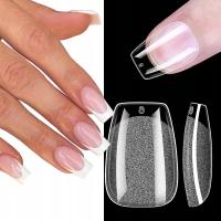 SOFT GEL FLEXI типсы для ногтей Soft GEL типсы для ногтей короткая балерина 120 шт