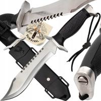 BSH 318 мощный тактический боевой нож типа Рэмбо с чехлом 31 см