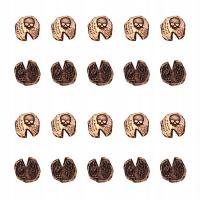 ZESTAW 10 NIEUMARŁYCH MIEDZIANYCH METALOWYCH MONET LARP RPG