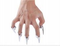 Pazury ze stali nierdzewnej, 19 mm, metal, zestaw 5 szt.