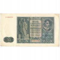 Banknot 50 złotych 1941 stan 3, D 8909720