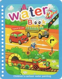 KOLOROWANKA WIELOKROTNEGO UŻYTKU WODNA Pojazdy SAMOCHODY Pisak WODNY