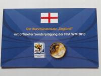 Anglia 2008 Set monet obiegowych + Medal FIFA WM 2010 RPA , 8 x UNC