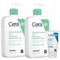 CeraVe Очищающий гель для умывания жирная кожа, лицо тело 473мл Х2