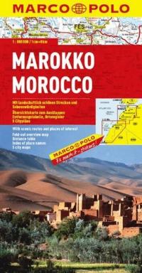 MAROKO Morocco Mapa MARCO POLO 1 : 800 000