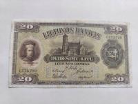 Litwa - 20 litu - 1930 - bardzo rzadki