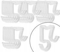 24x Hak haczyk do rynien zawieszania lampek świątecznych na rynnę haczyki