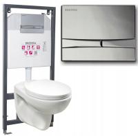 Zestaw podtynkowy WC Kerra Doris (Adriatic chrom)