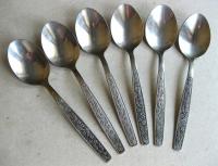 Самые красивые столовые приборы PRL: обеденные ложки Для супа в цветочках kpl. 6 шт