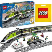 LEGO City 60337 - Ekspresowy pociąg pasażerski 86cm + tory 121 cm