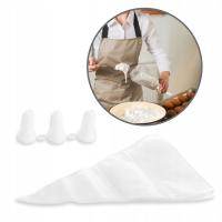 Tylki cukiernicze + worki rękawy jednorazowe Altom Design Zestaw 10 sztuk