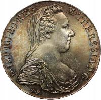 Austria, Maria Teresa, talar 1780 SF, Nowe Bicie. #TS#