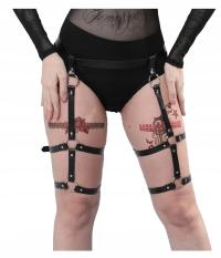 СЕКСУАЛЬНАЯ ЧЕРНАЯ КОЖАНАЯ УПРЯЖЬ BDSM HARNESS